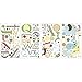 RoomMates RMK1440SCS Animal Alphabet Peel and Stick Wall Decals