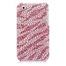 Diamond Crystal Hot Pink Zebra Print Snap on Faceplate Hard Case Cover for Apple 3G iPhone / iPhone 3GS 3G S Cell Phone