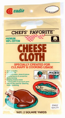 Chef's Favorite Cotton Professional Grade Cheesecloth - 2 Sq. Yards, Pack of 1