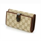 グッチ (GUCCI) 三つ折り財布 GGキャンバス バンブー 261880FCEKN9684-sv [並行輸入品][アウトレット] GUCCI 三つ折り財布