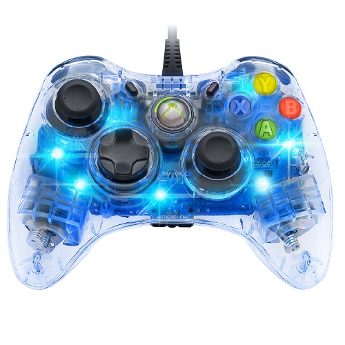 PDP Afterglow Wired Controller for Xbox 360 - Blue - microsoft_xbox_360