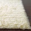 Flokati Area Rug 5x7 Natural Wool White Heavy Soft Shag Carpet