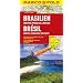 MARCO POLO Brasilien / Bolivien, Paraguay, Uruguay 1 : 4 000 000 Kontinentalkarte: Mit landschaftlich sch�nen Strecken und Sehensw�rdigkeiten. ... Ausklappen, Entfernungstabelle, Ortsregister