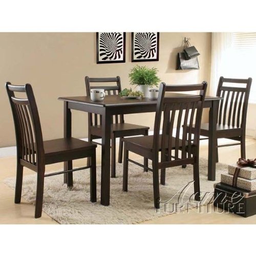 Serra 5-Pc Dining Set by Acme