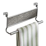 InterDesign Twillo Over-the-Cabinet Towel Bar, Metallico