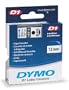 DYMO White Tape/ Black Print 1/2 Inch x 23 feet, D1 Style Cartridge (45013)