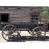 Buckboard Wagon at Rancho De Las Golondrinas - 32 x 24 Photographic Poster Print