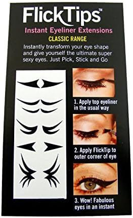 Flick Tips Instant Eyeliner Extentions Stickers (Classic Range) by Flick Tips