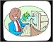 Decorated Mouse Pad with internet, computer, world, globe, email