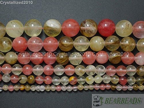Natural Watermelon Quartz Tourmaline Gemstone Round Beads 4mm 6mm 8mm 10M 15 5 4mm