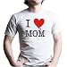 KIDS / I LOVE (HEART) MOM T-Shirt - 100% Fine Jersey Combed Cotton MENS/ UNISEX T-Shirt - Sweat Shop Free