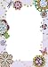 Brewster Wall Pops WPE99822 Peel & Stick Flower Power Dry-Erase Message Board with Marker
