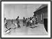 Historic Print (L): [Mexican War, 1914: U.S. soldiers interviewing Mexican refugees; man wearing bowler hat