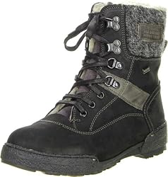 KLONDIKE Damen Winterstiefel schwarz, Größe:39;Farbe:Schwarz