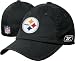Pittsburgh Steelers -Black- Sideline Flex-Fit Slouch Hat