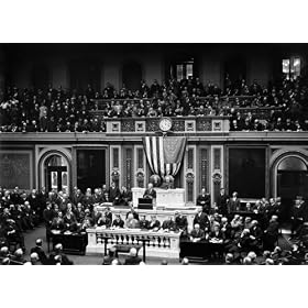 President Wilson Delivers First State of the Union Address, 1913 - 16" x 20" - Exceptional Fine-Art Gicle Photographic Print of an Image from the Library of Congress Collection