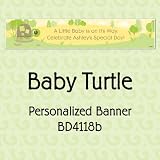 Baby Turtle - Personalized Baby Shower Banner