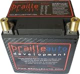 Braille Battery 21lb, 1380 pulse cranking amps, 550cca, 31amp/hr 2yr warranty - Right Side Positive Terminal