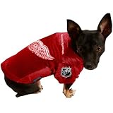 NHL Detroit Red Wings Red Mesh Pet Jersey (Small)