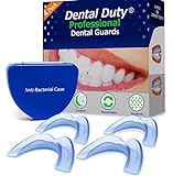 Professional Dental Guard -4(pack)- Stops Teeth Grinding, Bruxism, Tmj, & Eliminates Teeth Clenching .All Orders includes Fitting Instructions & Anti-Bacterial Case. 100% Satisfaction Is guaranteed!