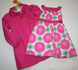 Penelop Mack, Inc. Girls Jacket and Dress Set - Size: 4T Fuschia/Floral