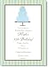 Green and Blue Striped Happy Birthday Invitations by IB Designs