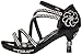 Glamour-28K Little Girls Rhinestone Heel Platform Pageant Dress Sandals
