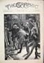 1871 Artist Critics Men Room Model Antique Fine Art