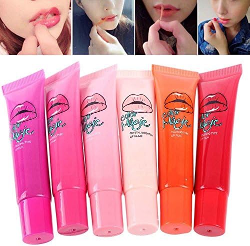 New 6Pc/lot Sexy Tattoo Magic Peel Off Mask Tint Long Lasting Waterproof Lipstick Lip red lip lip stains