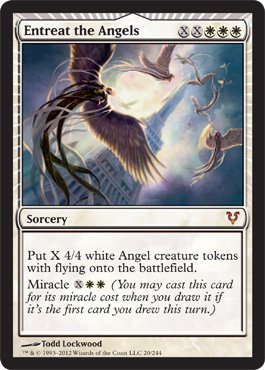 Magic: the Gathering - Entreat the Angels (20) - Avacyn Restored On Sale
