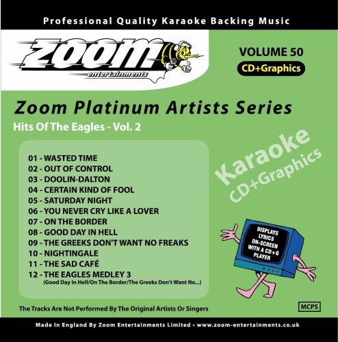 CD-Charts  Music : Zoom Karaoke CD+G - Platinum Artists 50: The Eagles 2