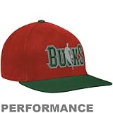 Adidas Milwaukee Bucks Flat Brim Flex Hat