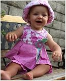 : Baby Lulu Lavender Meadow 2 Pc Set (Purple Skirted Front)
