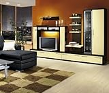 712: wenge - vanille Wohnwand - TV Wand - made in BRD