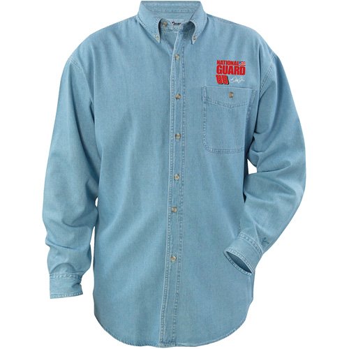 Buy Chase Authentics Dale Earnhardt, Jr. National Guard Long Sleeve Denim Shirt by Chase Authentics