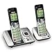 VTech CS6529-2 DECT 6.0 Phone Answering System with Caller ID/Call Waiting, 2 Cordless Handsets, Silver/Black