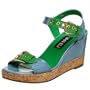 VANELi Women's Pashel Wedge,Cyan Blue,6 M US