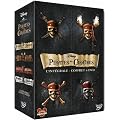 Pirates des Cara�bes - La quadrilogie : La mal�diction du Black Pearl + Le secret du coffre maudit + Jusqu'au bout du monde + La fontaine de Jouvence - Coffret 4 DVD