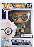 October 2015 Time Travel Exclusive Funko Pop #236 Back To The Future Dr. Emmet Brown Figurine