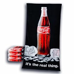 Herding 619005516 Strandtuch Coca Cola "Flasche" / 75 x 150 cm