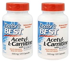 Doctor's Best Acetyl-L-Carnitine, 500 mg, 120 Veggie Caps