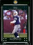 2007 Topps #14 Tony Romo Dallas Cowboys Football Card - Mint Condition - Shipped In Protective Display Case !