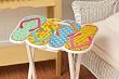 Flip Flops Shaped TV Tray Flip Flops Shaped TV Tray