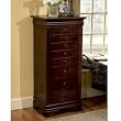 Louis Phillippe Jewelry Armoire - Marquis Cherry