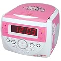 Hello Kitty CD Clock Radio - Pink/ White (KT2053)