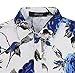 APTRO Men's Floral Long Sleeve Casual Button Down Shirt #902 M