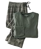 Woolrich Men s PJ Set, OLIVE (Green), Size S