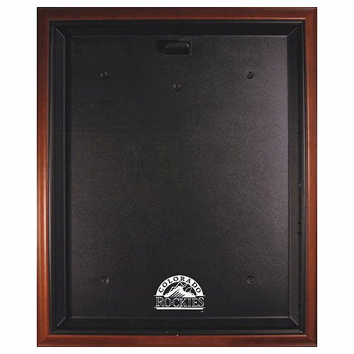 Mounted Memories Colorado Rockies Brown Framed Logo Jersey Case
