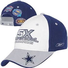 Dallas Cowboys Commemorative 5X Super Bowl Champs Adjustable Hat