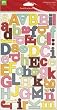 Making Memories Chipboard Alphabet Stickers - Hullabaloo 30602